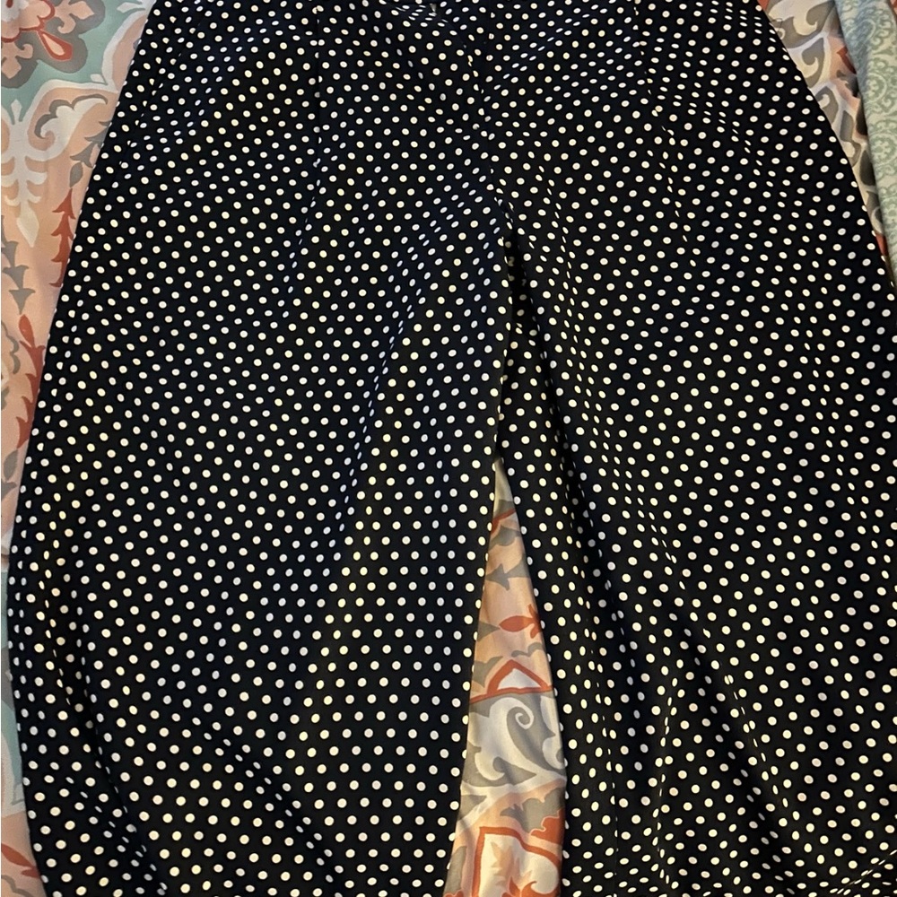 Blue and White Polka Dot Pants, Michael Kors